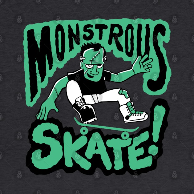 Monstrous Skate by VectorLance